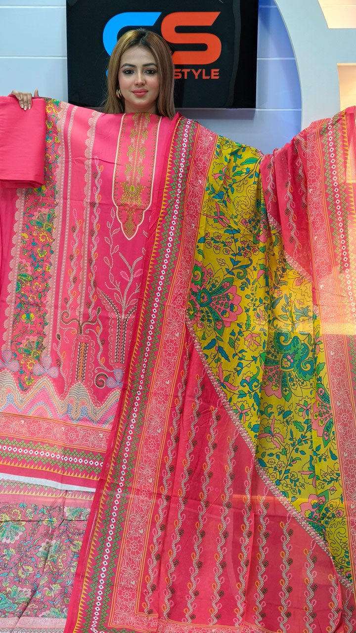 New Premium Zom Zom Lawn Three Piece