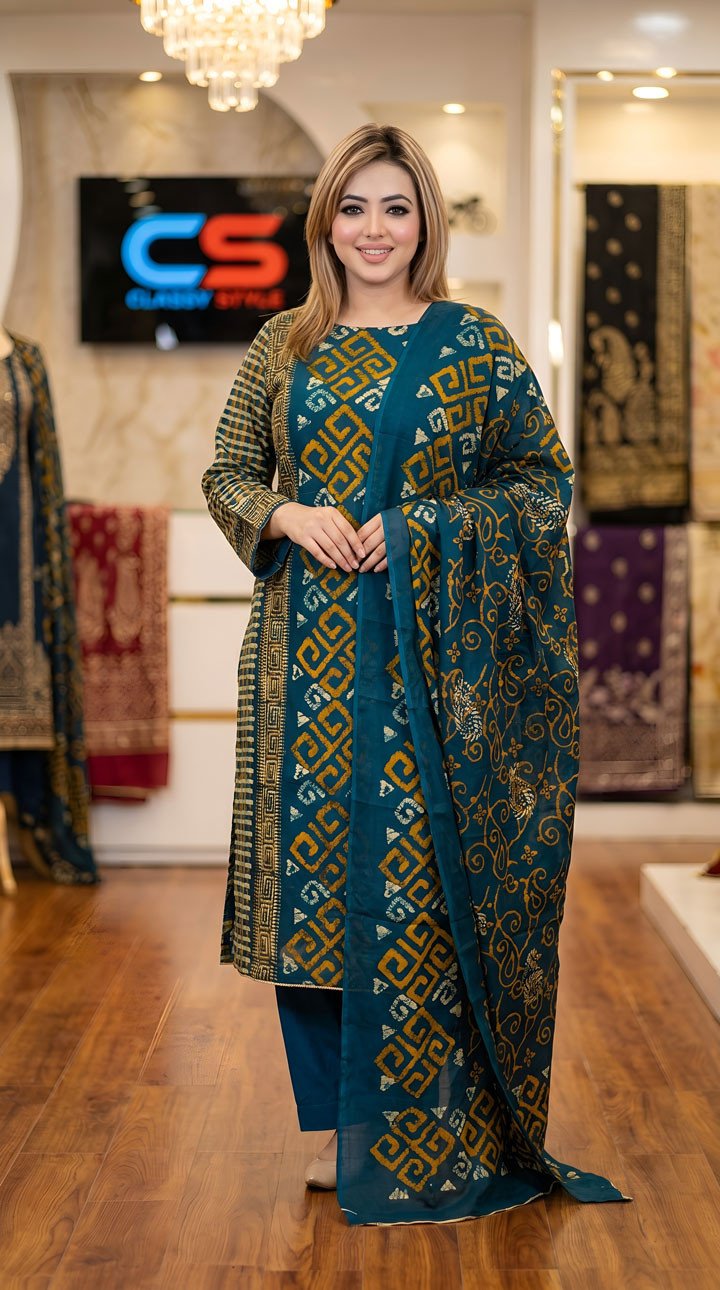 Jaipuri Komol Comfort Three Piece Set