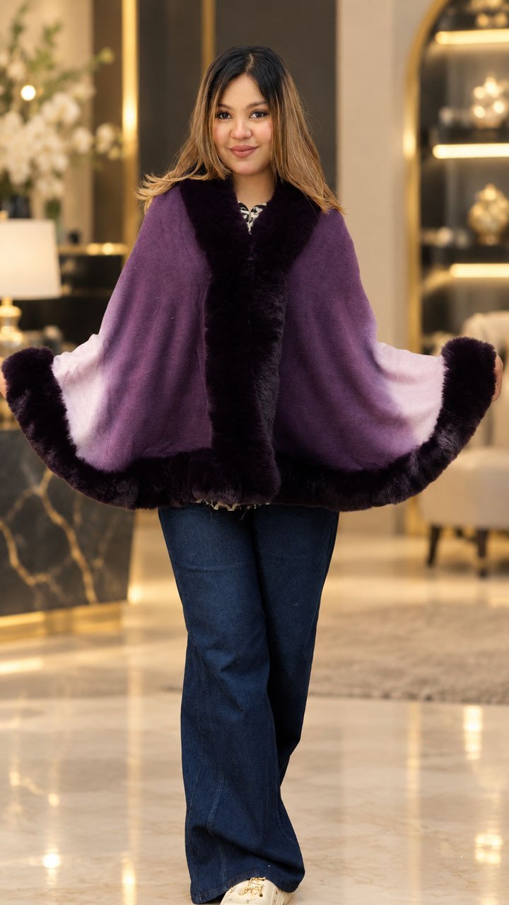 New Design China Stylish Poncho for Women