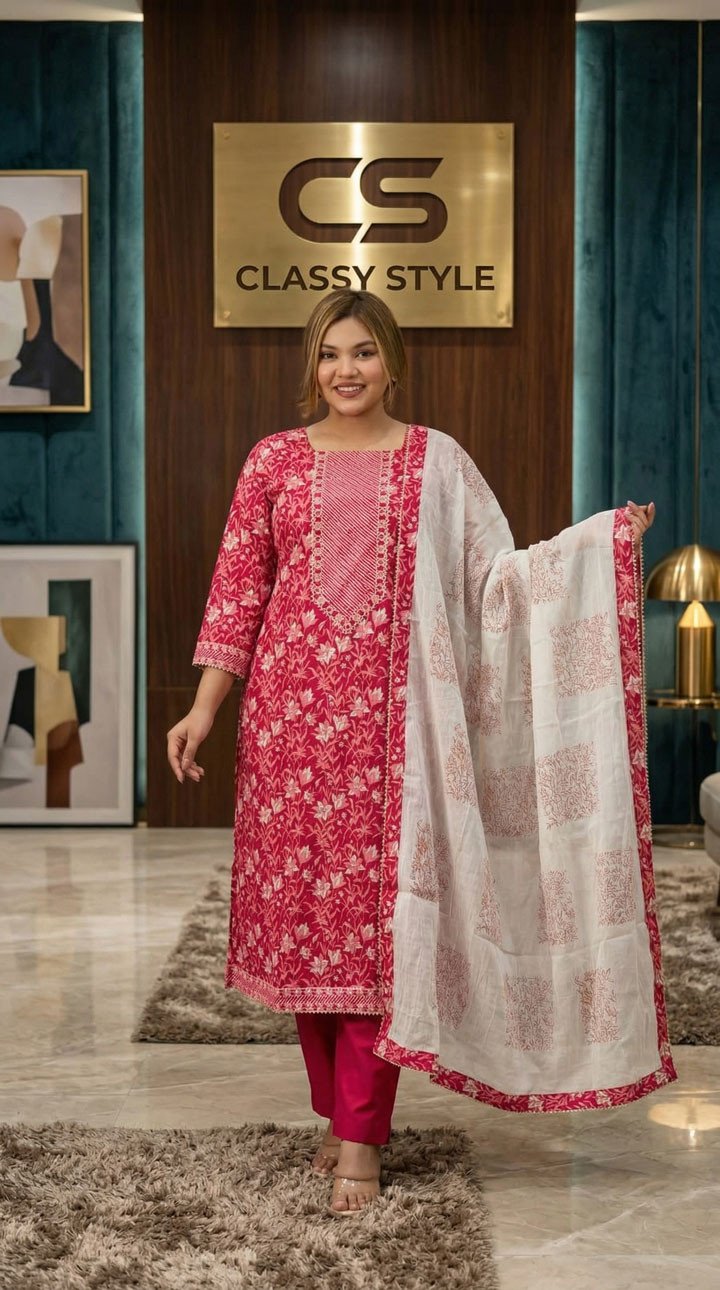 Boutique Cotton Three Piece Set