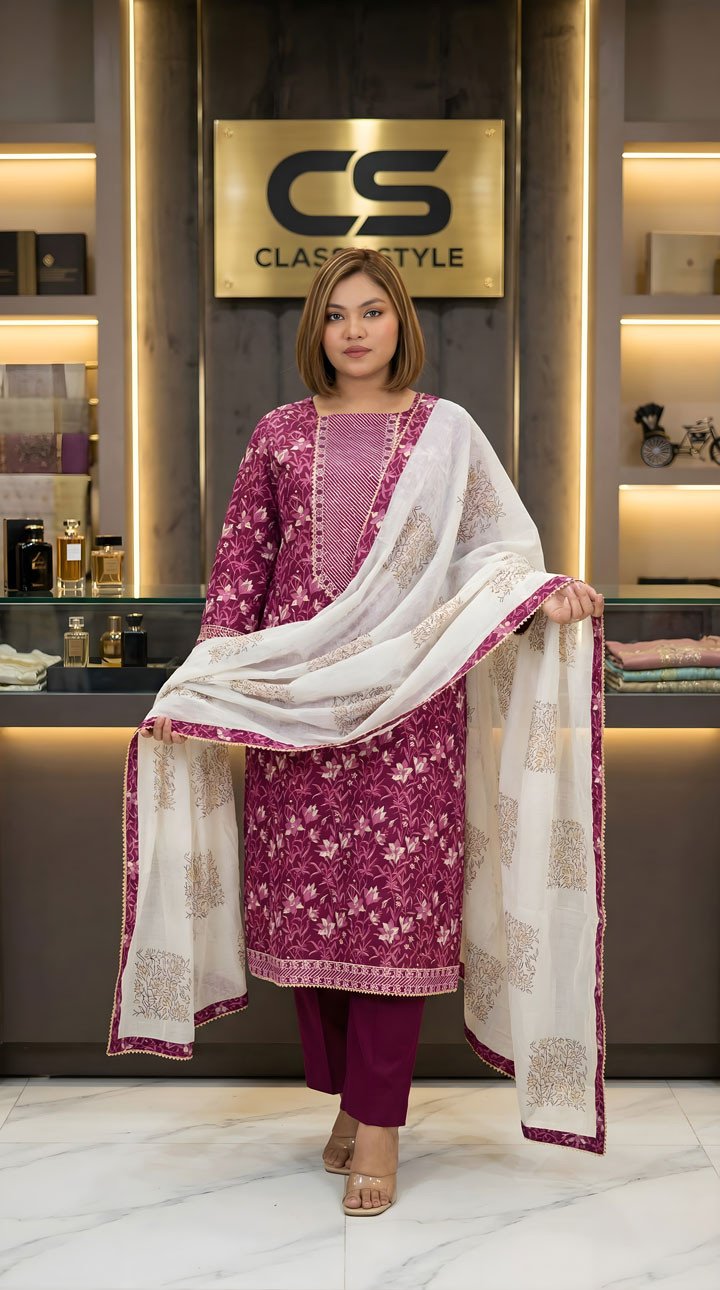 Boutique Cotton Three Piece Set