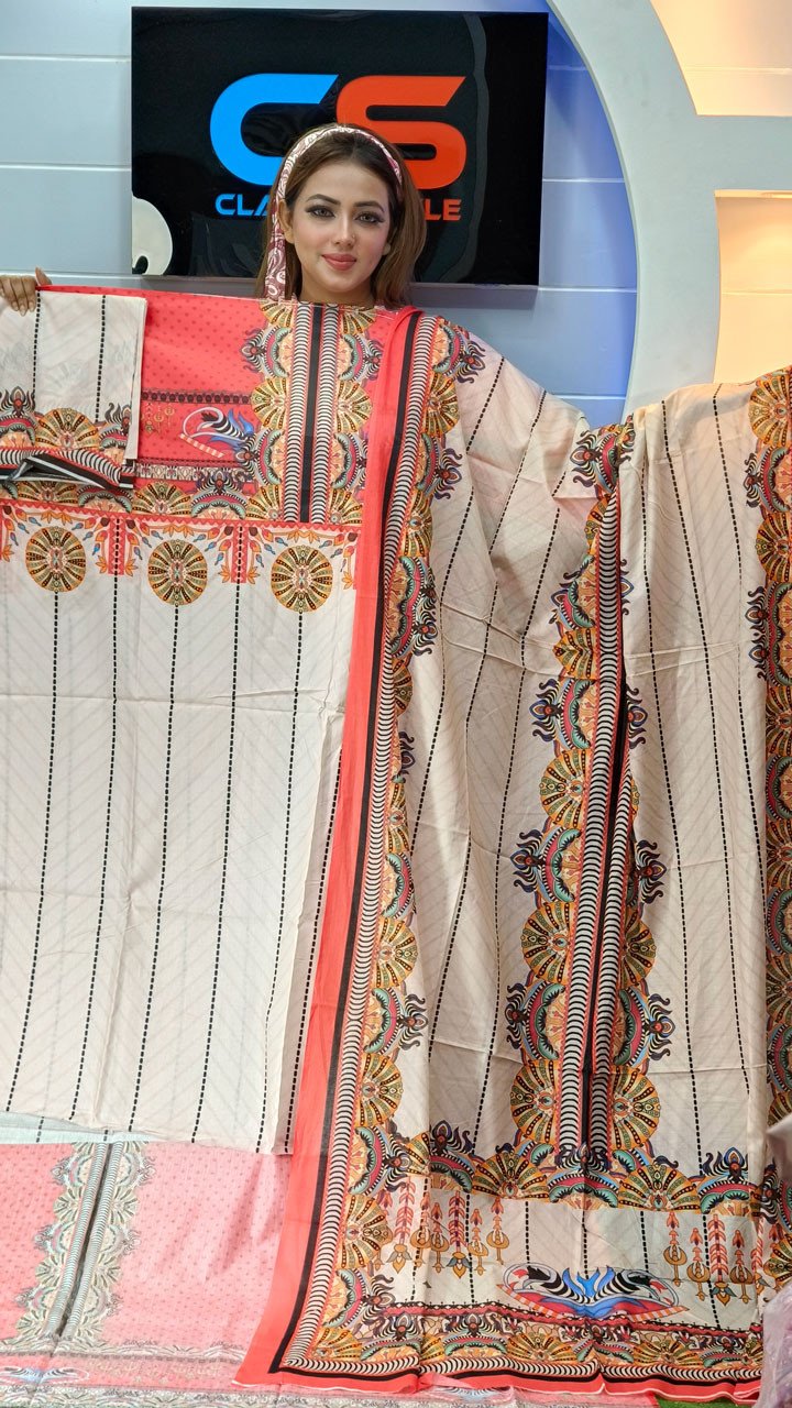 Coco Premium Cotton Lawn Three Piece Set