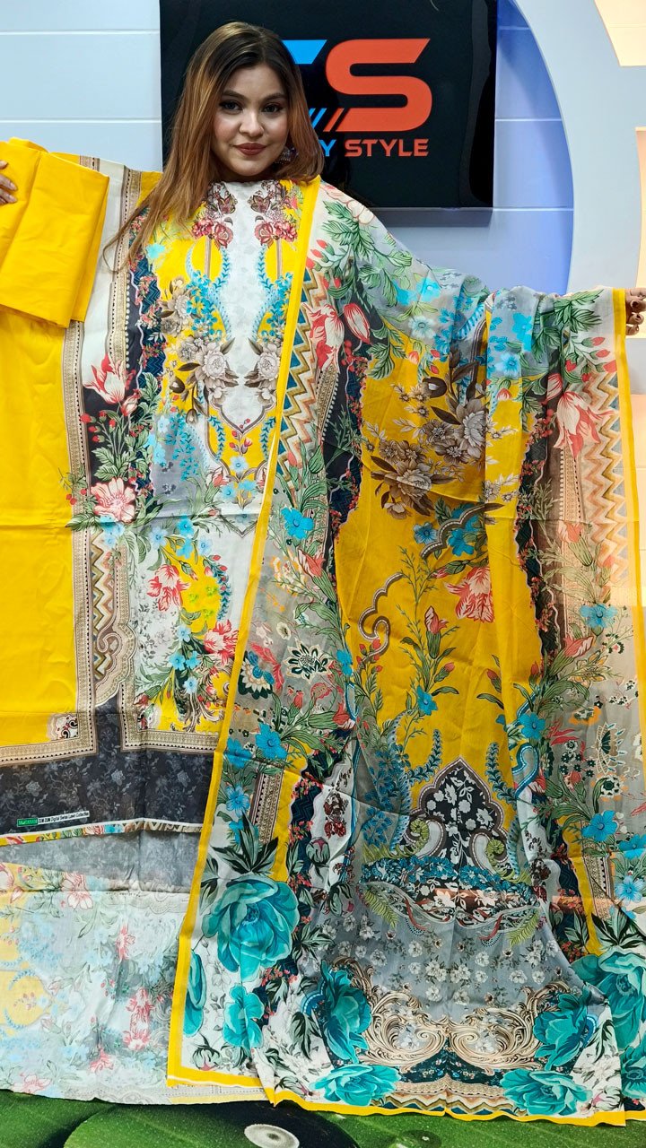 New Premium Zom Zom Lawn Three Piece