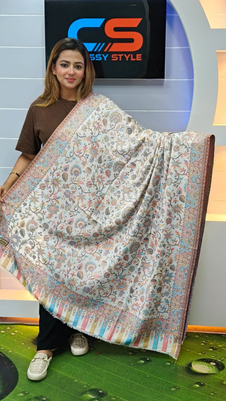 Kanwal Toosh Kani Pashmina Shawl
