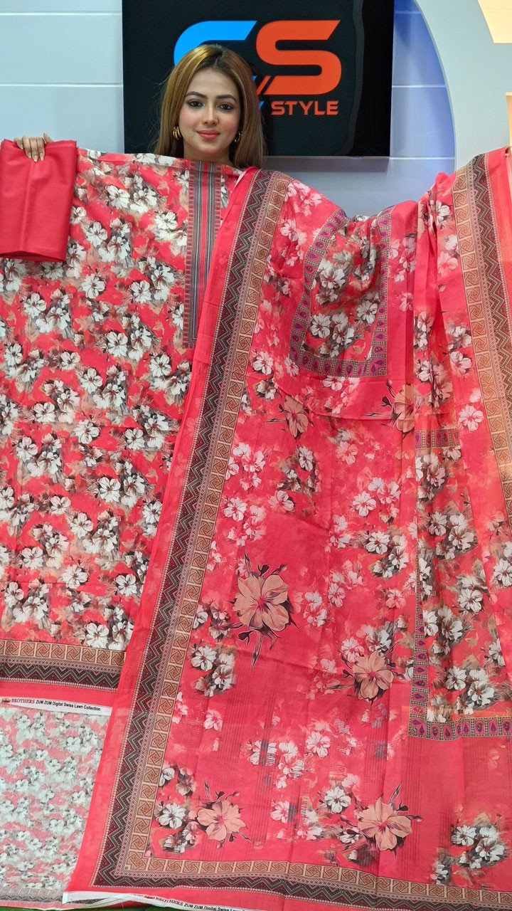 New Premium Zom Zom Lawn Three Piece
