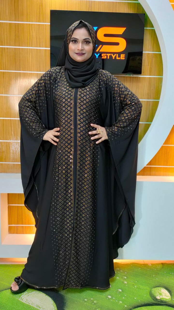 Exclusive Sumona Party Abaya Black