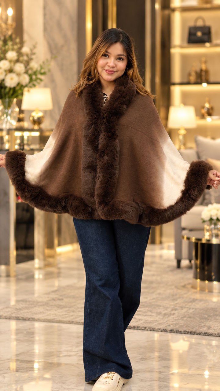 New Design China Stylish Poncho for Women