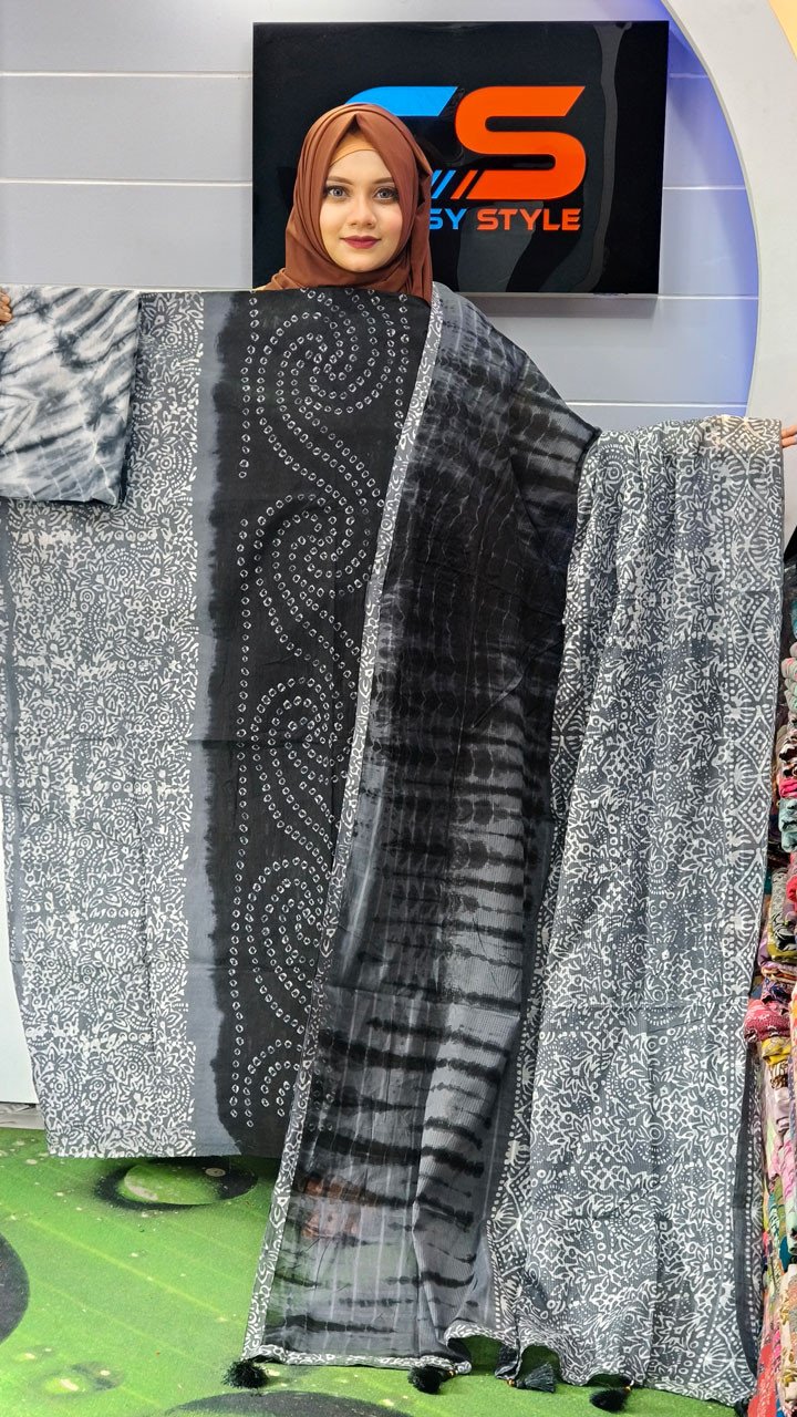 New Batik Premium Cotton Three-Piece Set