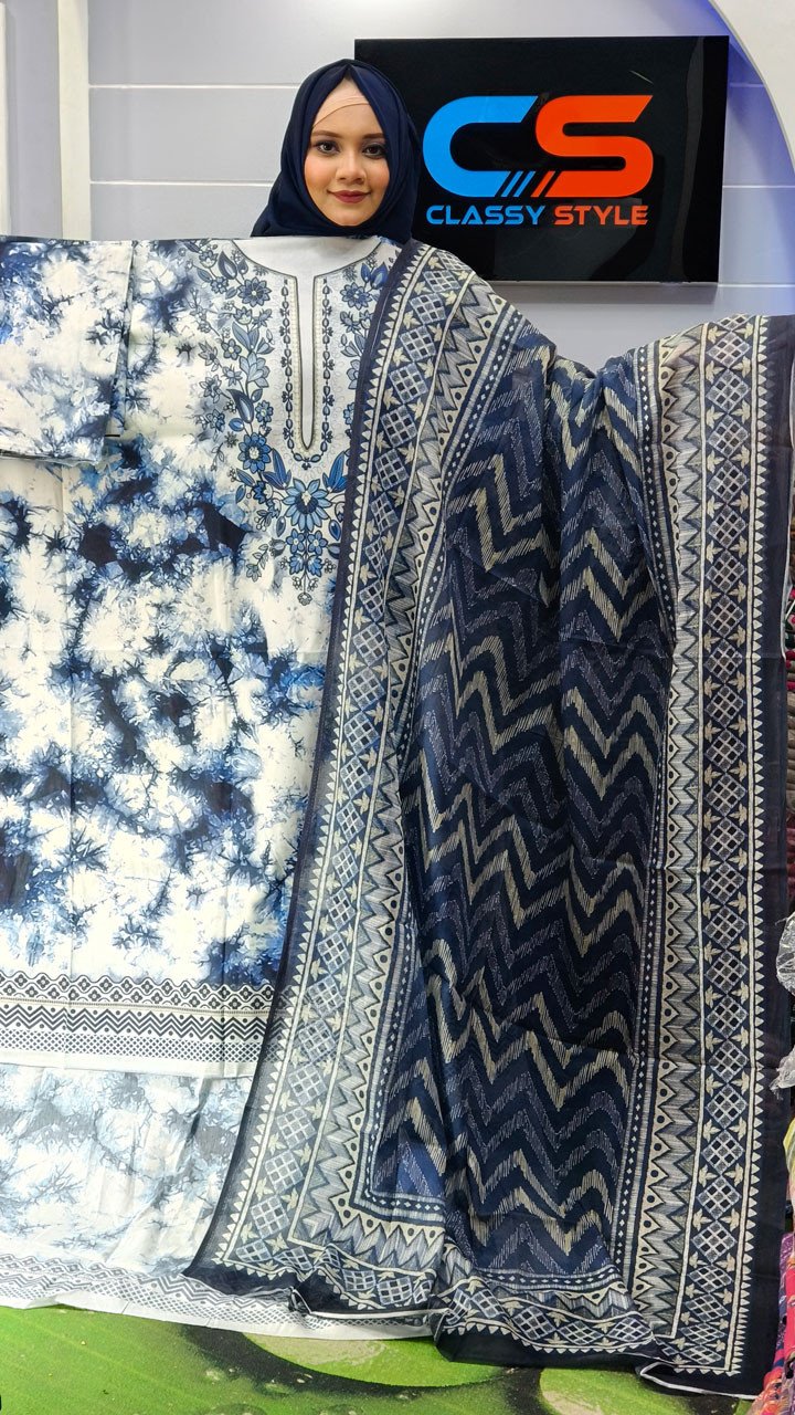 Coco Premium Cotton Lawn Three Piece Set