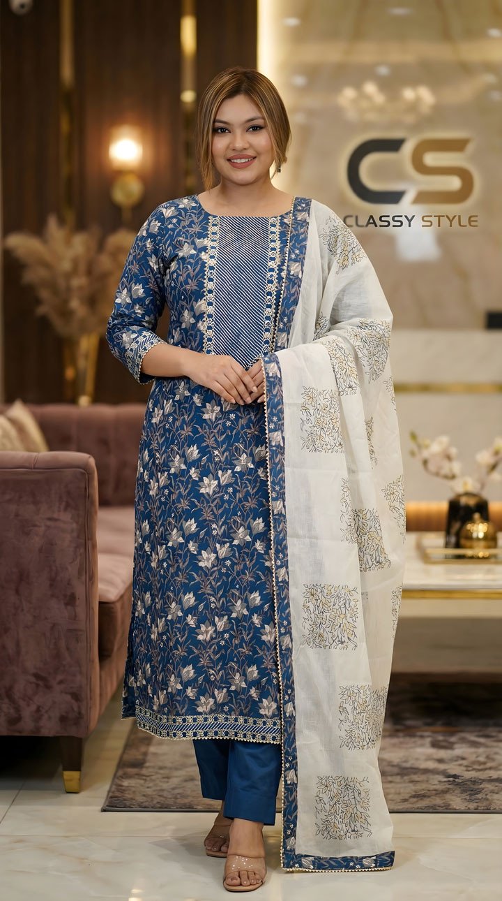 Boutique Cotton Three Piece Set