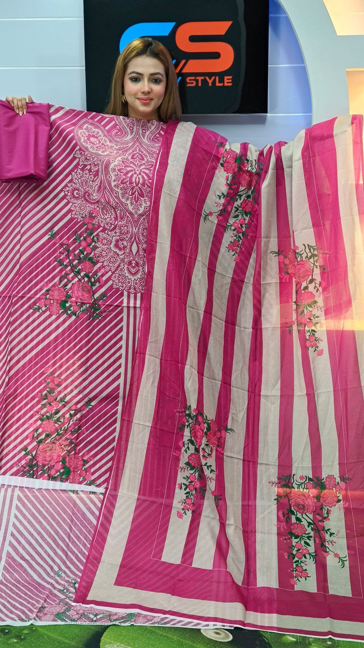 New Premium Zom Zom Lawn Three Piece