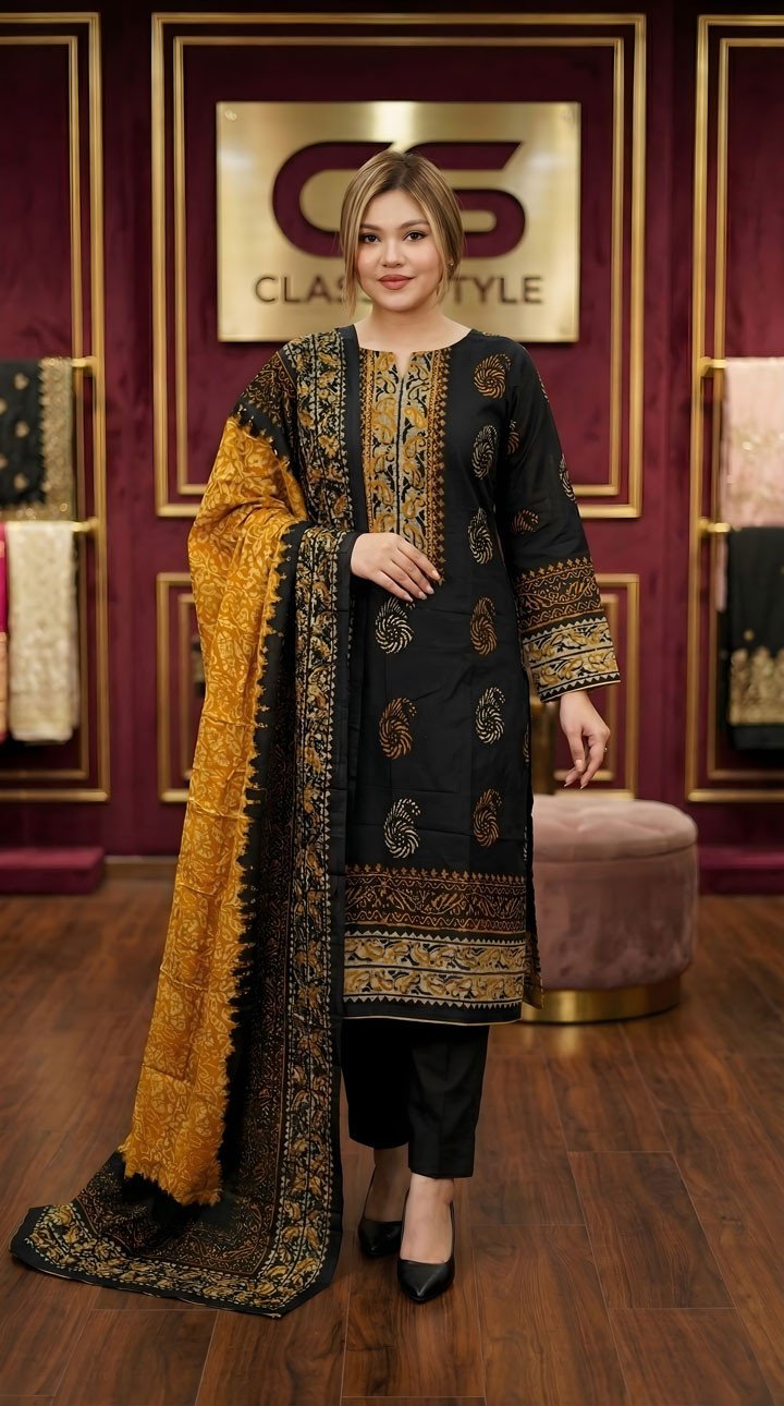 Jaipuri Komol Comfort Three Piece Set