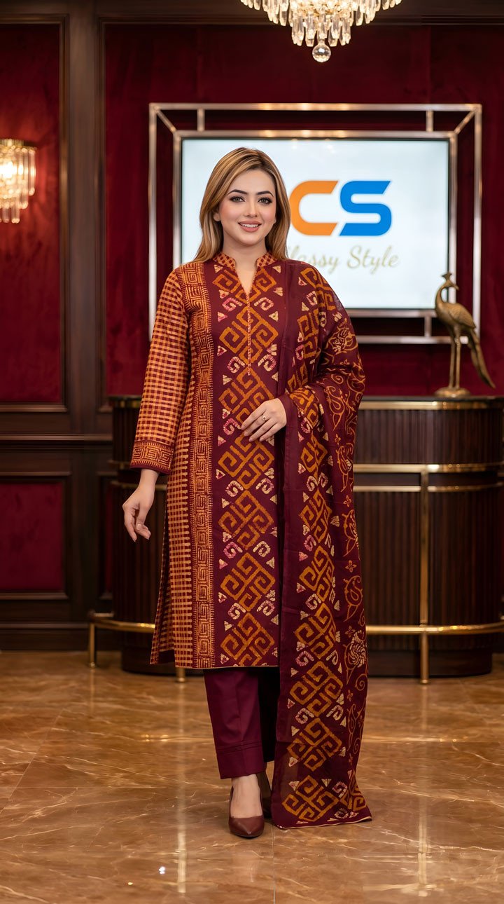 Jaipuri Komol Comfort Three Piece Set
