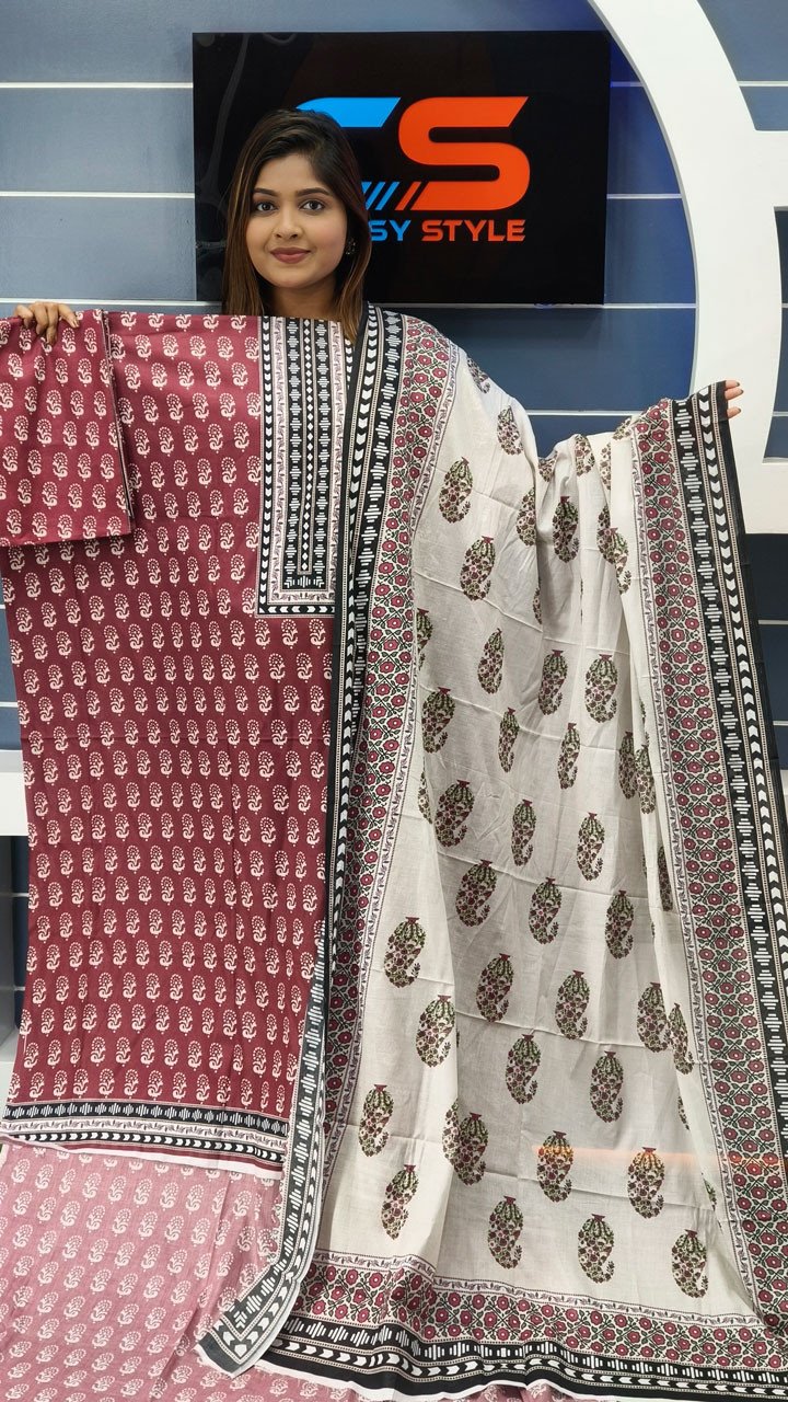 New Exclusive Bin Hameed Lawn Three Piece With Print Salwar