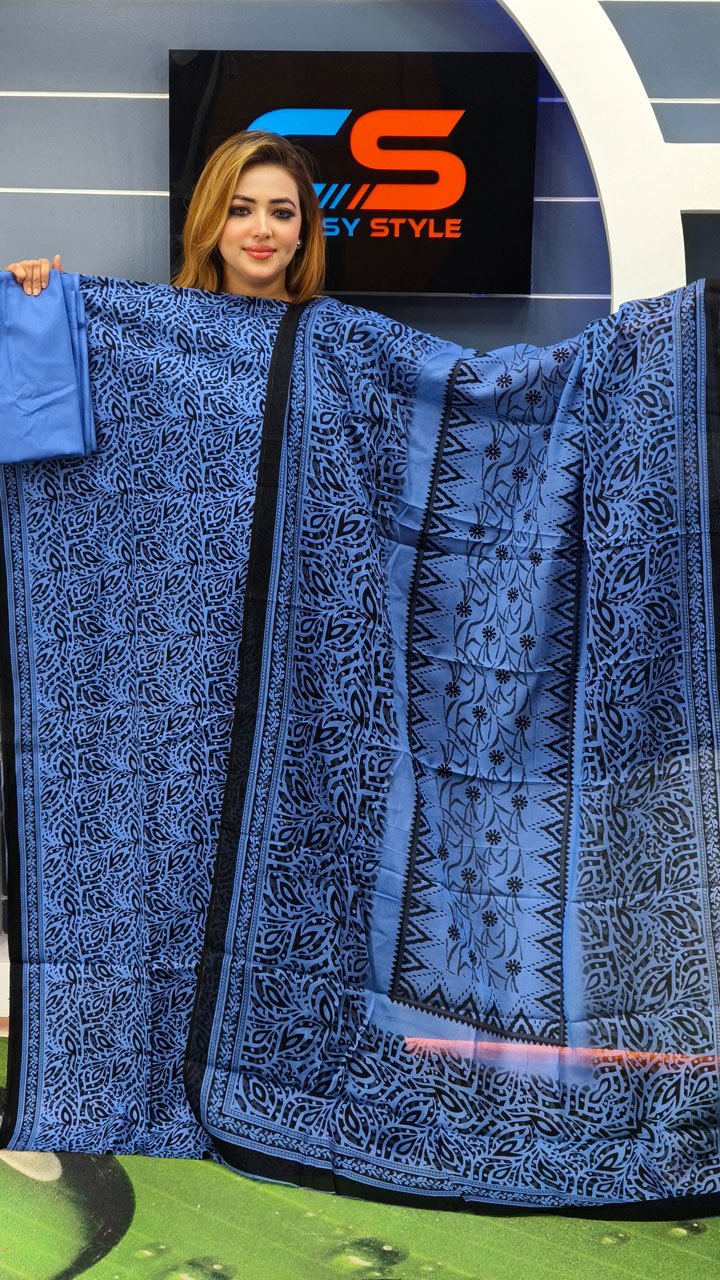 Jaipuri Komol Pure Cotton Three Piece Set