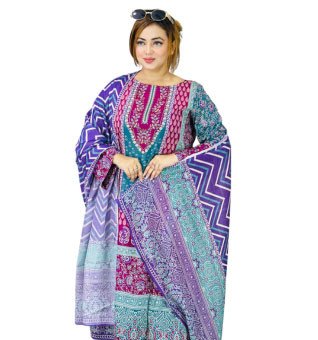 Luxury Printed 3-Piece