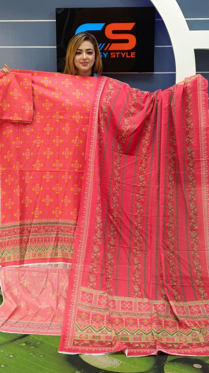 New Exclusive Bin Hameed Lawn Three Piece With Print Salwar