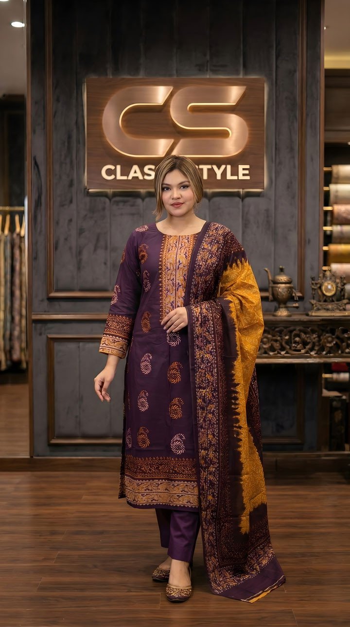 Jaipuri Komol Comfort Three Piece Set