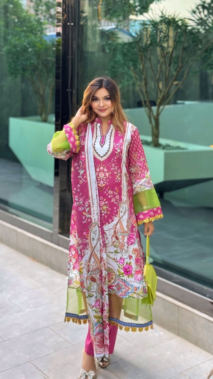 New Premium Zom Zom Lawn Three Piece