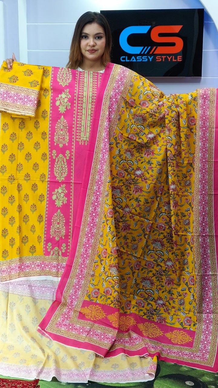 New Exclusive Bin Hameed Lawn Three Piece With Print Salwar