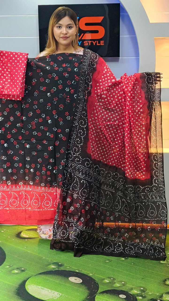 Tuli Batik Premium Cotton Three-Piece Set