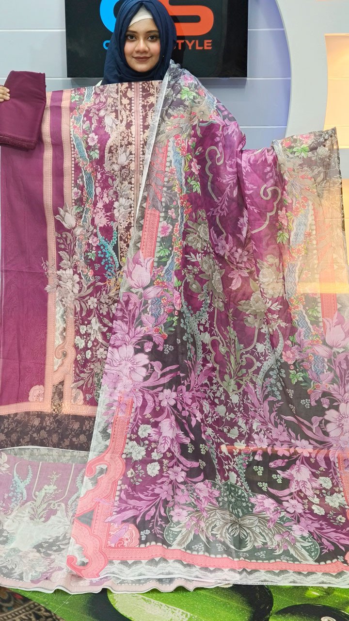New Premium Zom Zom Lawn Three Piece